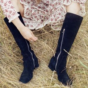 Dôen Cannes Knee High Suede Boots